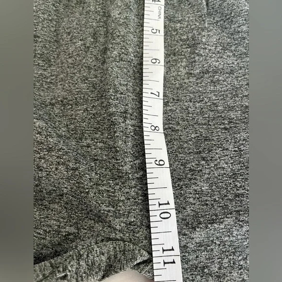 F&F Size: One Size Sport Workout Set Sleeveless Top/Leggings Gray/Neon - Picture 8 of 11